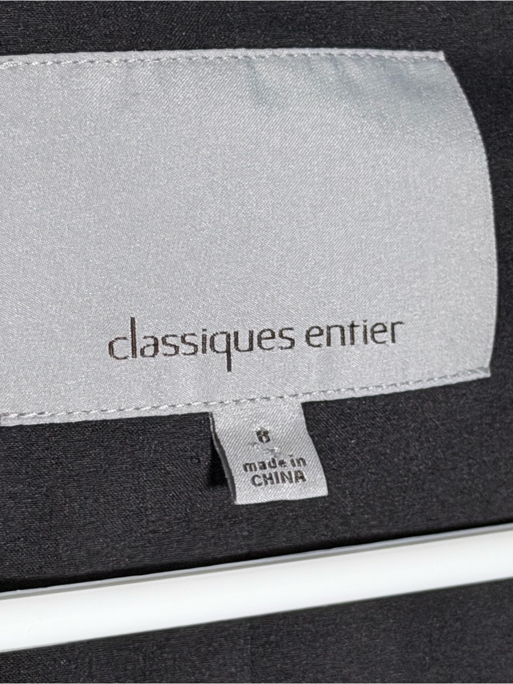 Classiques Entier Gray Two-Button Tailored Blazer - Picture 4 of 11